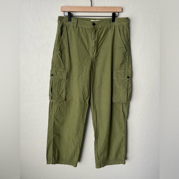 Madewell Low-Slung baggy cargo pants Green 29 - Picture 6 of 15